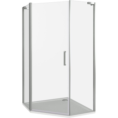 Душевой уголок GoodDoor FANTASY PNT-90-C-CH 90x90 стекла прозрачные (без поддона) фотография