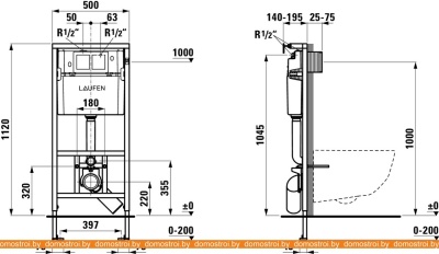 Система инсталляции Laufen CW1 8946600000001 фотография
