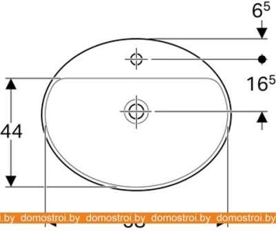 Умывальник Geberit Variform 500.726.01.2 фотография