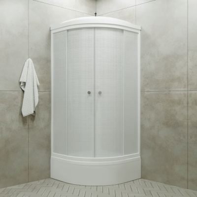 Душевая кабина Triton Стандарт В3 ДН4 90x90 белый лен фотография