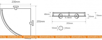 Полка Bemeta Omega 104202162 фотография