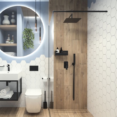 Душевая стенка Deante Abelia Walk-In KTA N32P 110х200см фотография