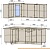 Кухня Интерлиния Мила 12x20 (антрацит/серебро) картинка