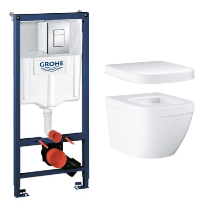 Комплект инсталляции и унитаза Grohe EURO 3 фотография