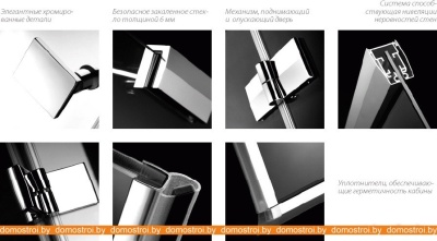 Душевой уголок Radaway Almatea KDJ 100Lx90 (32143-01-05NL) фотография