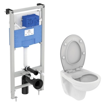 Комплект инсталляции и унитаза Ideal Standard Eurovit Rimless S881201  фотография