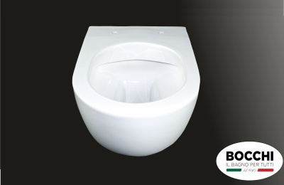Унитаз подвесной Bocchi V-Tondo Compacto Rimless [1417-001-0129 + A0335-001] с сиденьем SoftClose фотография