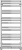 Полотенцесушитель TERMINUS Грац П15 (530x1200) фотография