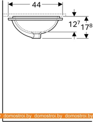 Умывальник Geberit VariForm 500.762.01.2 фотография
