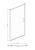 Душевая дверь Bravat Line BD090.4111A 90x200 фотография Душевая дверь Bravat Line BD090.4111A 90x200 фотография
