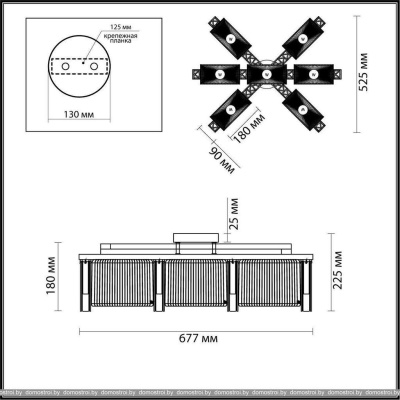 Люстра Odeon Light Gatsby 4877/7C фотография