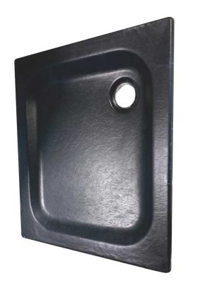 Акриловый поддон Alba Spa Verona Square Black 80x90(6,5) фотография