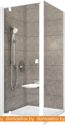 Душевой уголок Ravak Pivot PDOP2+PPS 100x100 (белый+белый/прозрачное) фотография