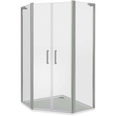 Душевой уголок GoodDoor PANDORA PNT-ТD-100-C-CH 100x100 стекла прозрачные (без поддона) фотография
