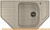 Кухонная мойка Mixline ML-GM24 (серый 310) 525193 картинка
