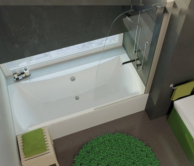 Акриловая ванна Alba Spa Barcelona 180х80 прямая фотография