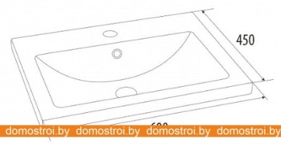 Тумба под умывальник IDDIS NMIR60Wi95K фотография