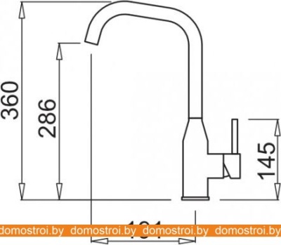 Смеситель Elleci Dora K86 Black фотография