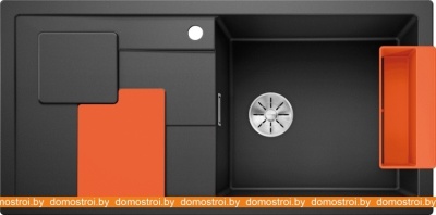 Кухонная мойка Blanco Sity XL 6 S (антрацит/апельсин) 525056 фотография