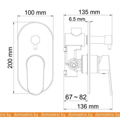 Смеситель Wasserkraft Donau 5341 фотография