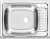 Кухонная мойка Ukinox CLM560.435 --5К 2L фотография
