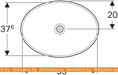 Умывальник Geberit Variform 500.719.01.2 фотография