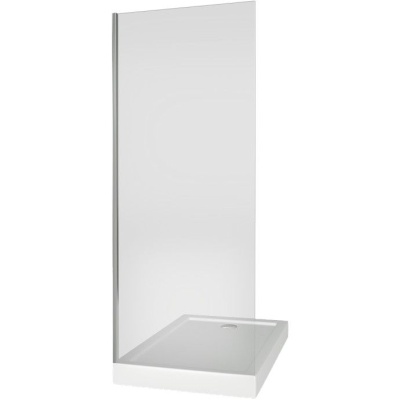 Боковая часть GoodDooor PUERTA SP-80-C-CH 80x195 прозрачные стекла фотография