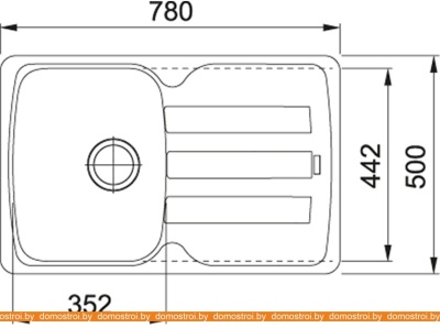 Кухонная мойка Franke Antea AZG 611-78 (оникс) фотография