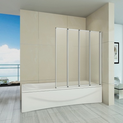 Шторка на ванну GoodDoor SCREEN GR4-100-G-WE 100x140 фотография