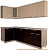Кухня Интерлиния Мила 12x24 (дуб молочный/дуб венге) картинка