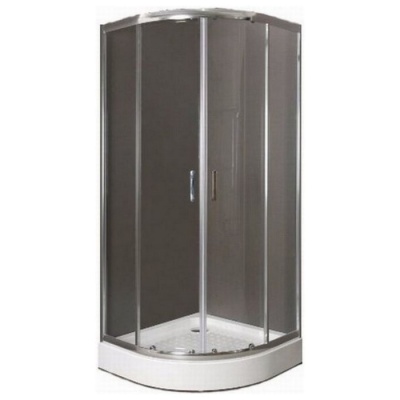 Душевой уголок BelBagno UNO-R-2-80-C-Cr прозрачное стекло 80x80 фотография