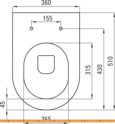 Унитаз Deante Peonia CDE DZPW фотография