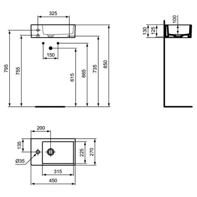 Умывальник Ideal Standard Strada K081701 фотография