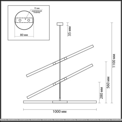 Подвесная люстра Odeon Light Soho 4306/6 фотография