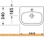 Умывальник Duravit D-Code 45x34 (07054500002) фотография
