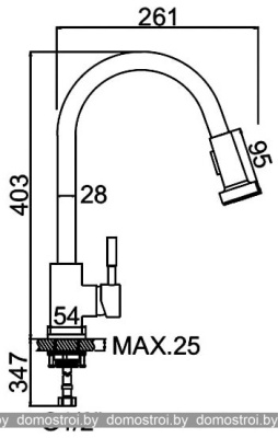 Смеситель Zerix LR76005-1 ZX0866 фотография
