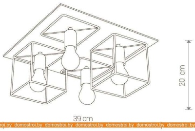 Потолочная люстра Nowodvorski Coba 9044 фотография