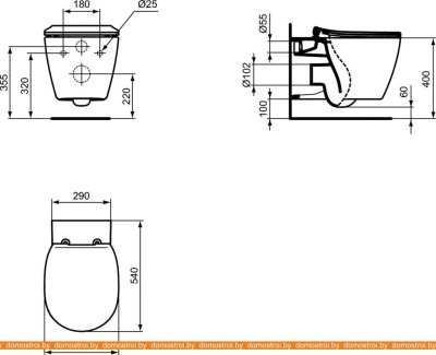 Унитаз Ideal Standard Connect AquaBlade E047901+E772401 фотография