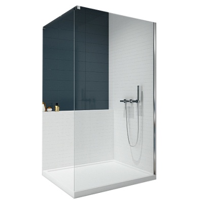 Душевая стенка New Trendy Velio walk-in 90x195 D-0106B фотография