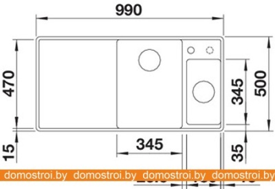Кухонная мойка Blanco Axia III 6 S-F (разделочная доска из ясеня, белый) 524666 фотография