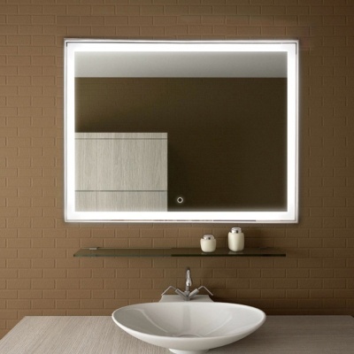 Зеркало c LED подсветкой Континент Aralia LED 90x70 фотография