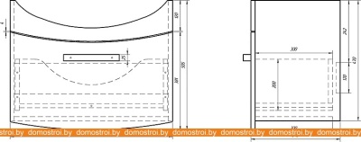 Тумба под умывальник Dreja Alfa New 65 99.0306 (белый) фотография
