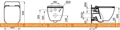 Унитаз Ideal Standard Tesi AquaBlade T007901+T352701 фотография