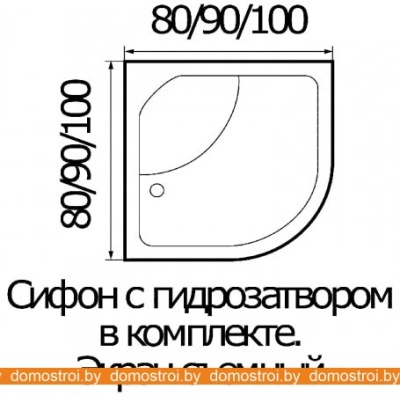 Душевая кабина River Desna 100/46 МТ фотография