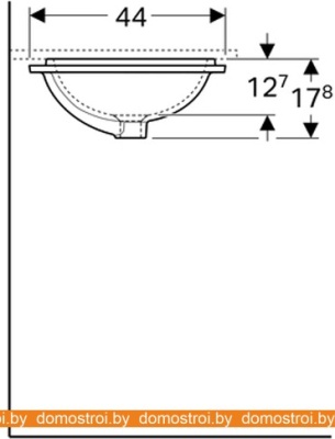 Умывальник Geberit VariForm 500.760.01.2 фотография