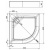 Акриловый поддон Kolo New Eco 80x80x16.5 квадратный фотография Акриловый поддон Kolo New Eco 80x80x16.5 квадратный фотография