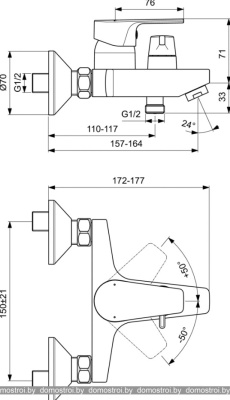 Смеситель Ideal Standard Cerafine D BC494 фотография