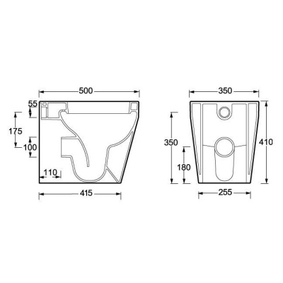 Приставной унитаз BelBagno Alise BB540CB фотография