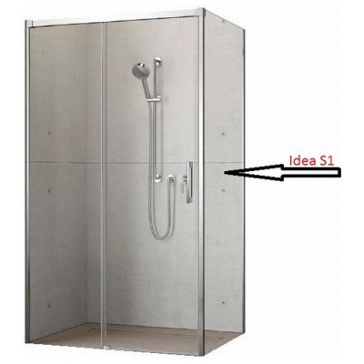 Душевая стенка Radaway Idea S1 L/R [387050-01-01] 90x205 прозрачная фотография