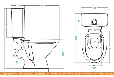 Унитаз Santek Лига 1.WH30.214.1 фотография